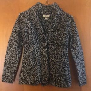 Ann Taylor Loft Thick Cable Knit Cardigan 4P GUC
